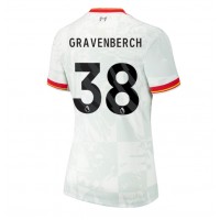 Liverpool Ryan Gravenberch #38 Fotballklær Tredjedrakt Dame 2024-25 Kortermet